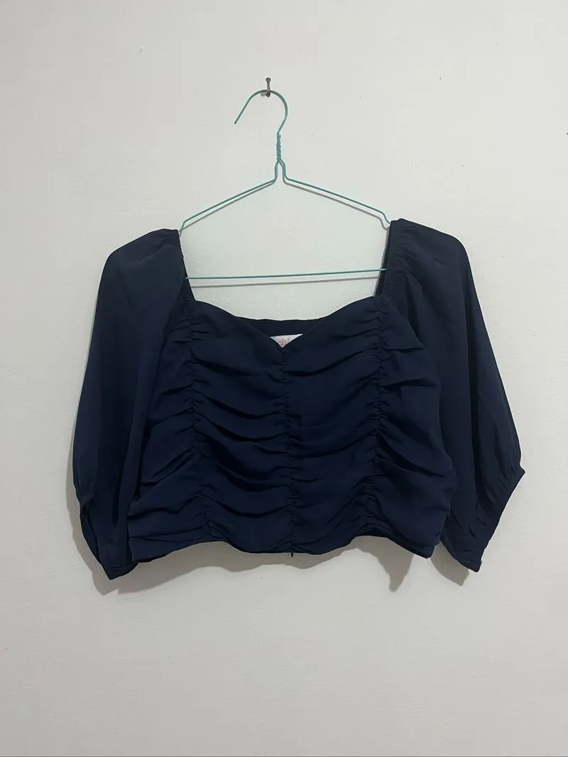 Atasan Sabrina Navy photo 1