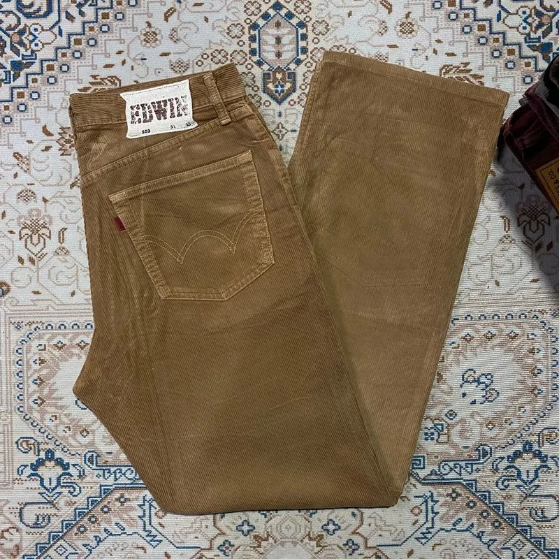 EDWIN Vintage Casual Casual pants Pria tan photo 1