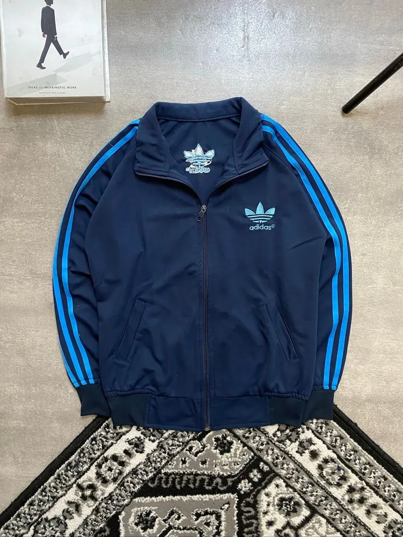 Adidas Treefoil Firebird Trackjacket Navy Blue photo 1