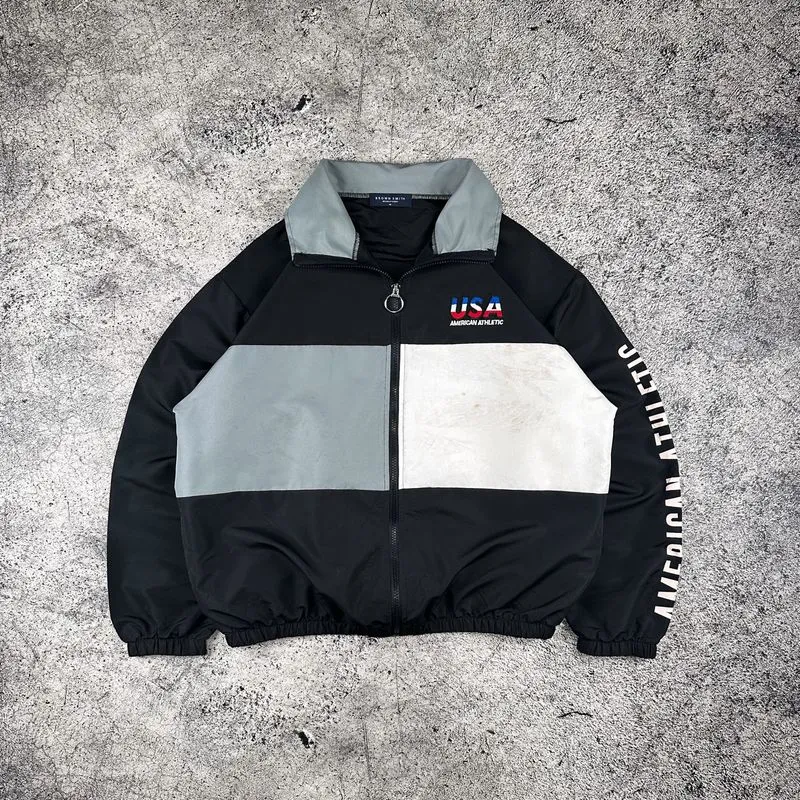 Brown Smith Hilfiger Athletics Windbreaker Jacket photo 1