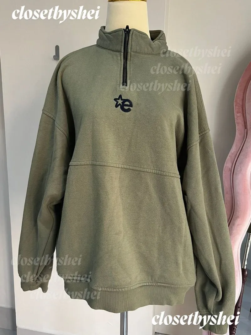 ERIGO half zip sweater sweatshirt oversize photo 1