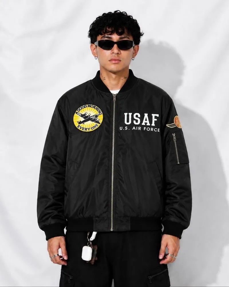  Ames Bros USAF Bomber Outter Jacket M photo 1