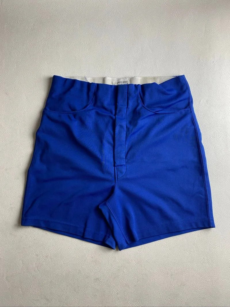 Vintage 70s Sand-Knit Short Pant Talon Zipper photo 1