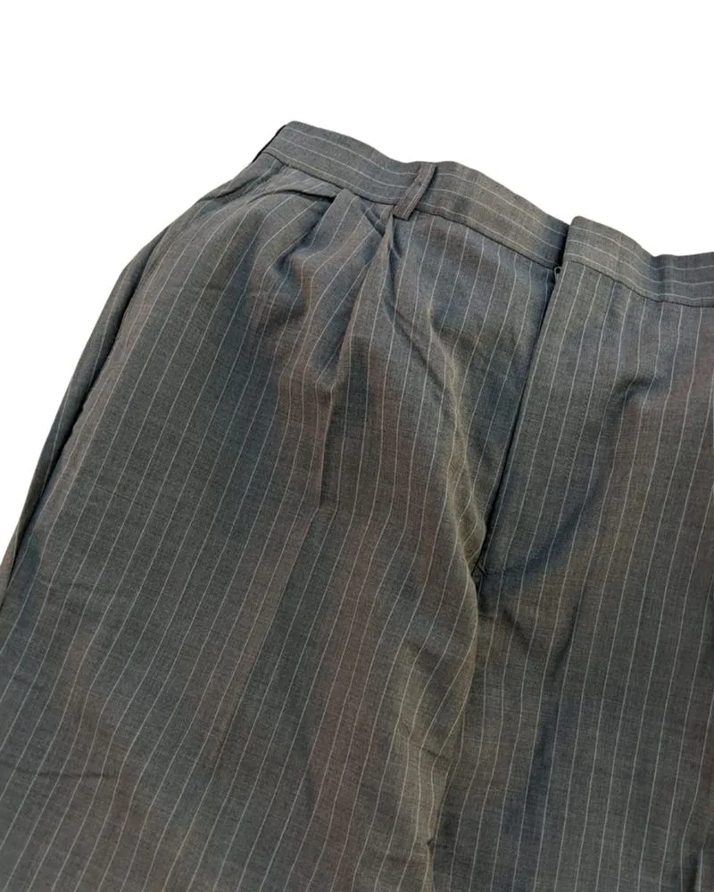 Dark Grey Pinstripe Trousers ✨ photo 1