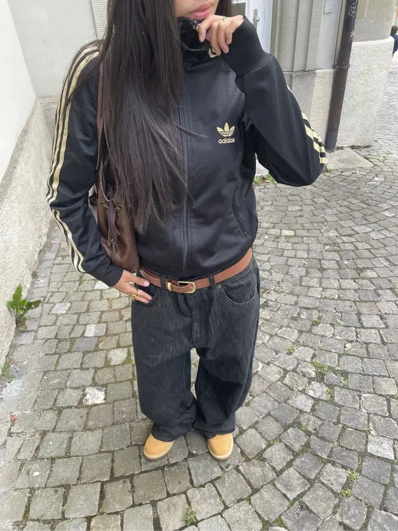 Tracktop adidas gold original preloved photo 1