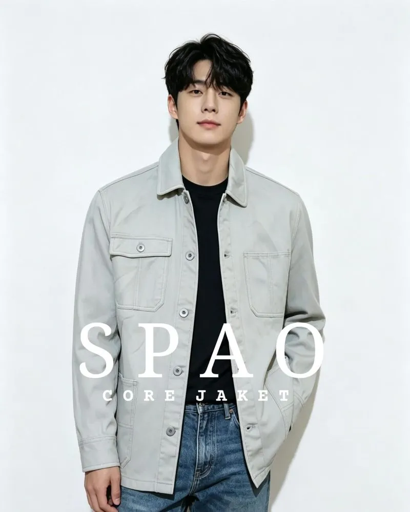 SPAO CORE JAKET denim second original photo 1