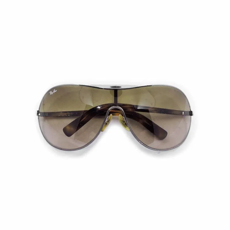 Ray Ban Y2K Casual Sunglass Wanita brown yellow photo 1