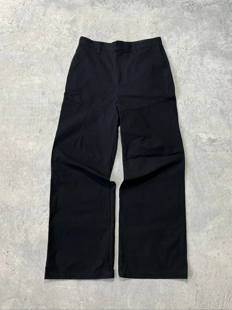 Zhian Muin solid black technical work pants photo 1