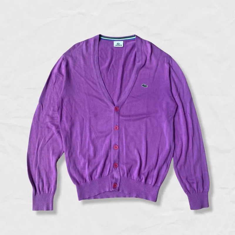 Lacoste Casual Cardigan Wanita purple photo 1