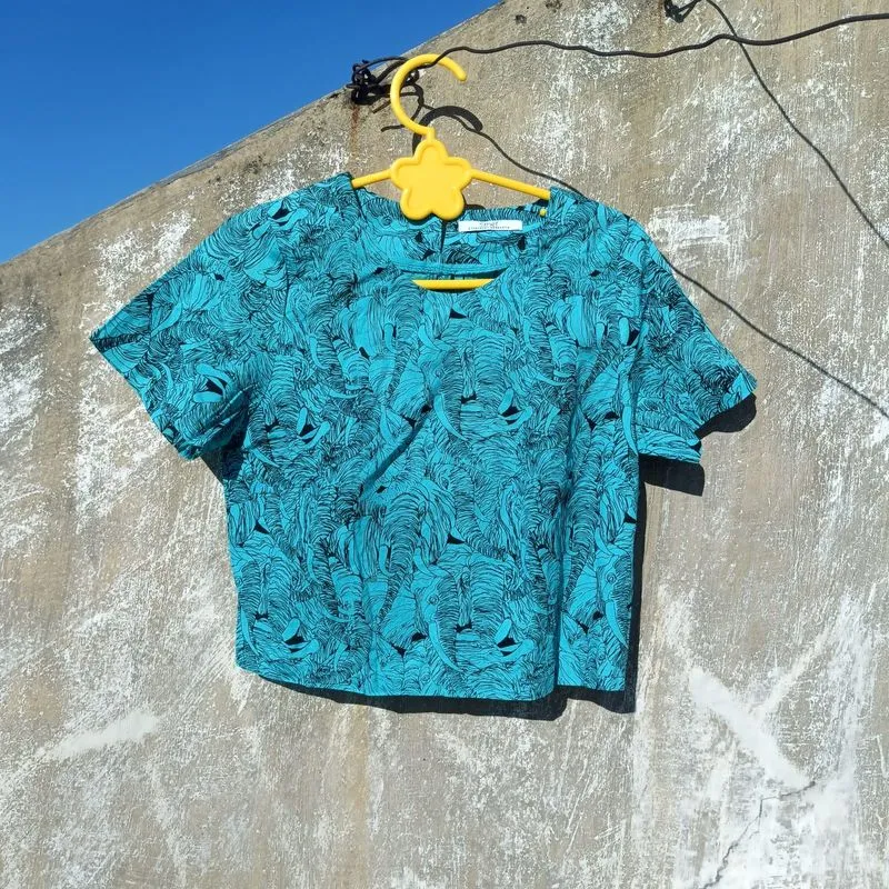 setelan santai motif gajah (one-set) photo 1