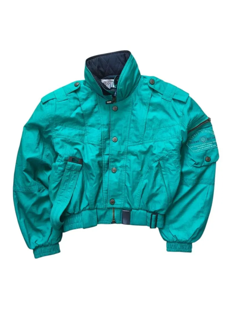 KILLY by ASICS - Jaket Vintage Biker Hijau Size M photo 1