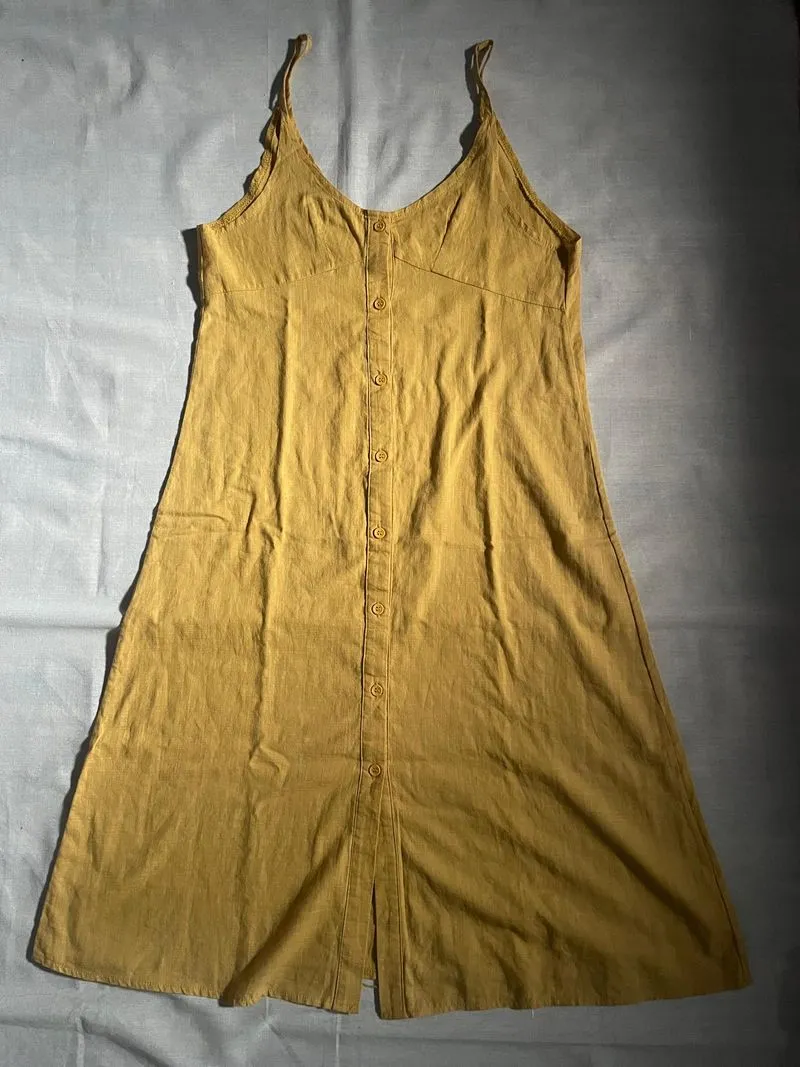 yellow dress photo 1