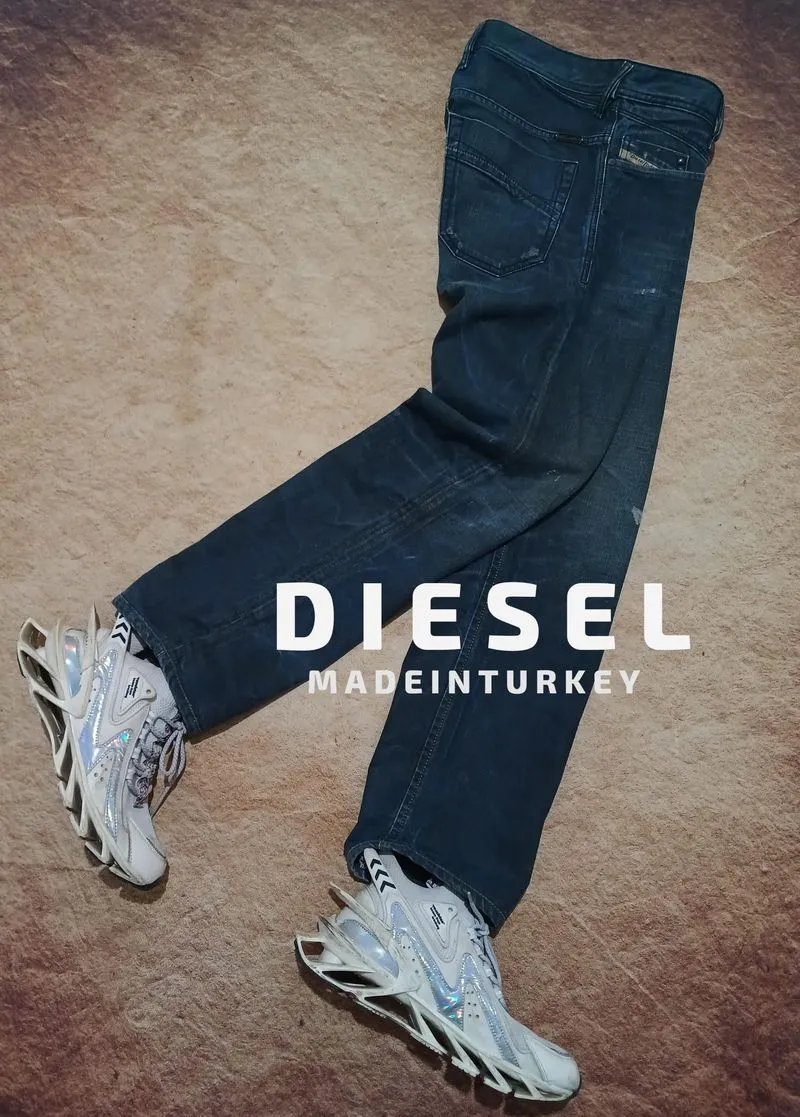 Diesel denim raw washed second thrift original photo 1