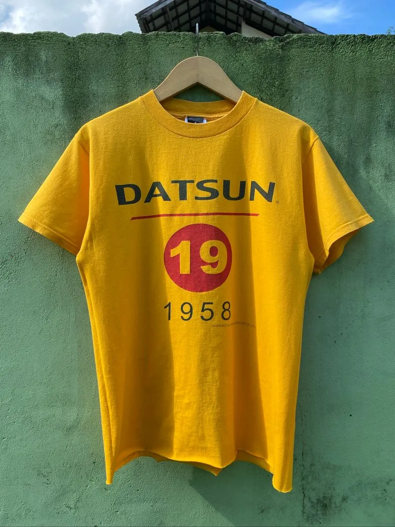 Rare Datsun 1958 Racing Tee Vintage JDM Nissan Car Culture photo 1