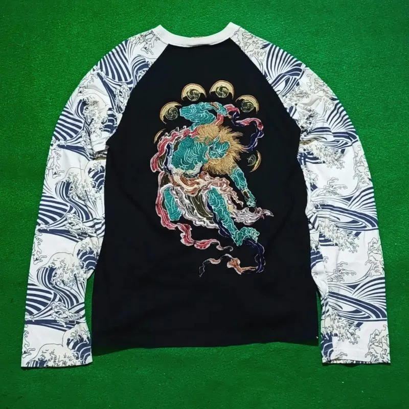 Long sleeve sukajan fujin bordir photo 1