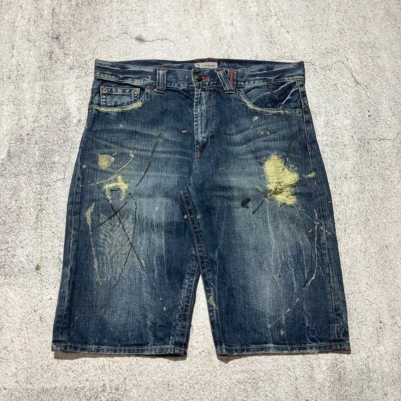 2000s Sorridere Distressed Ripped Denim Pants Y2k Grunge photo 1