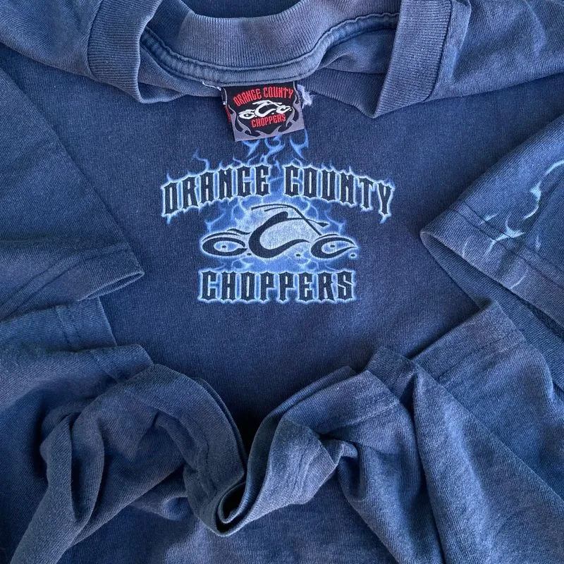 Vintage Orange County Chopper (OCC) “Flame Sword” Graphic Ts photo 1