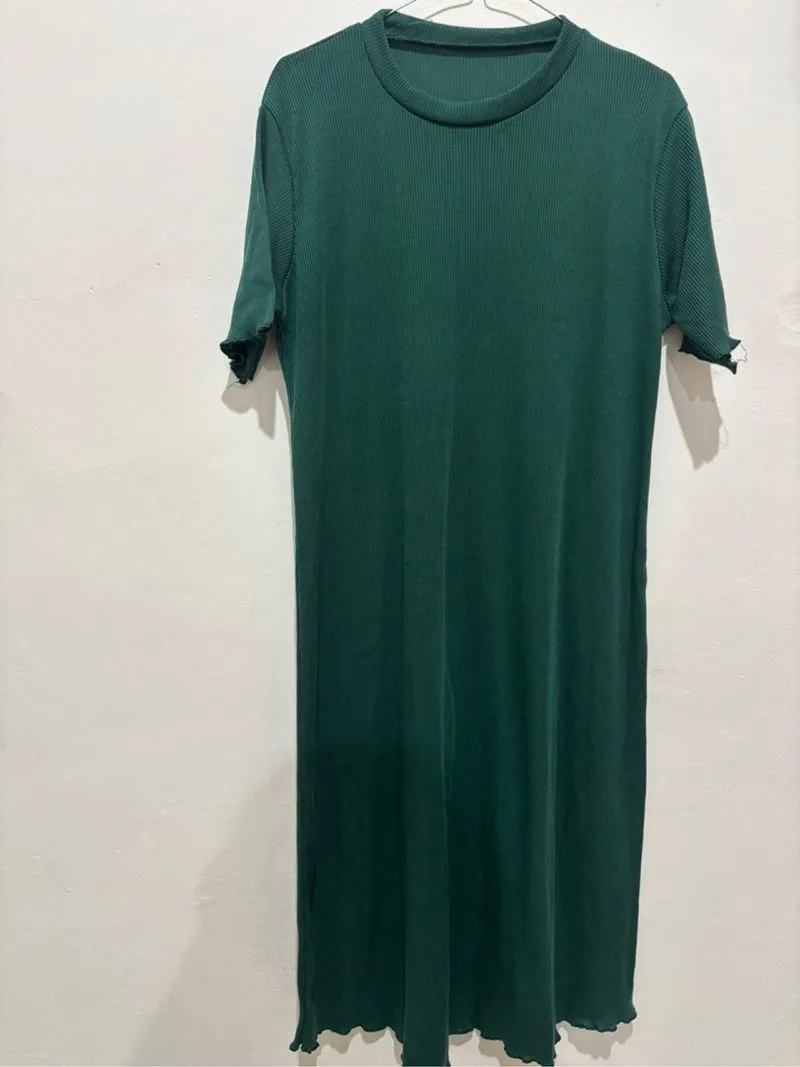 daster hijau dress hijau photo 1