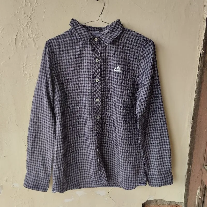 Kemeja Adidas Flannel Vintage Original photo 1