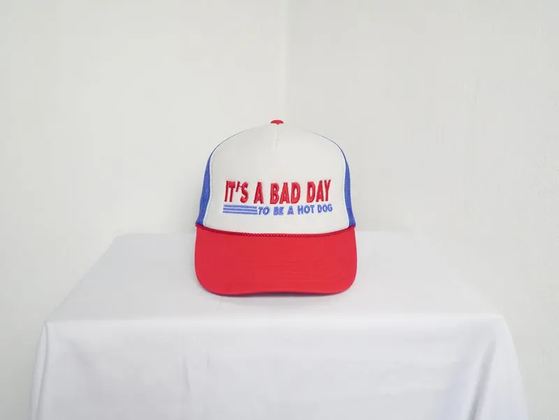 Topi Rope Hat It's a Bad Day to be a Hot Dog Trucker Hat photo 1