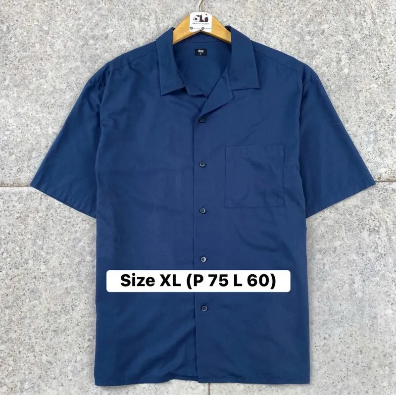 Kemeja Open Collar Uniqlo photo 1