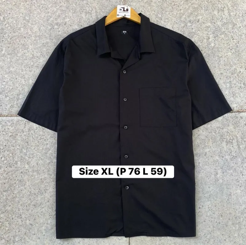 Kemeja Open Collar Uniqlo photo 1