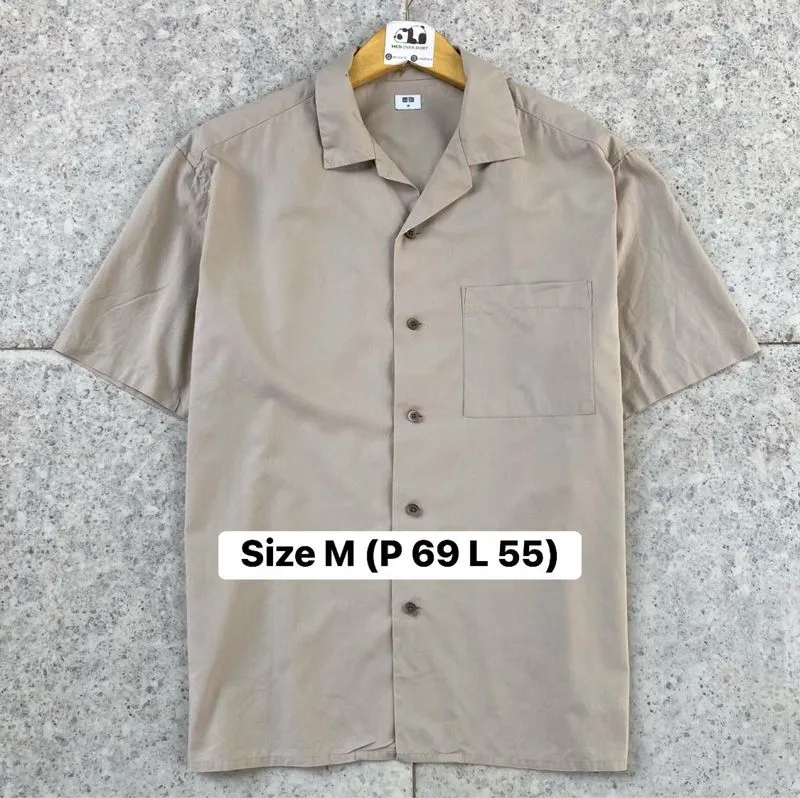 Kemeja Open Collar Uniqlo photo 1