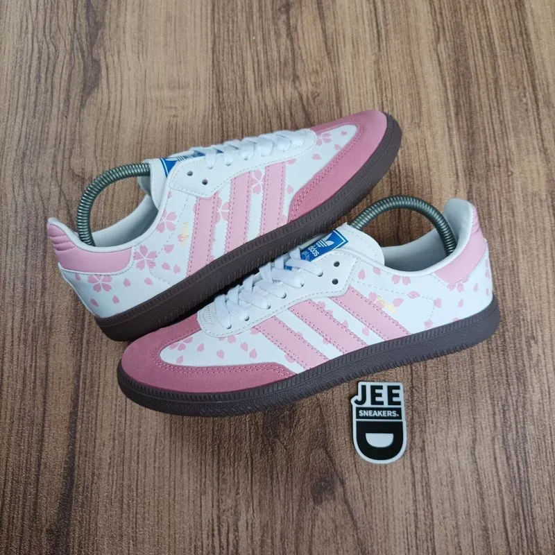 Adidas Indie Casual Sneakers Wanita white pink photo 1