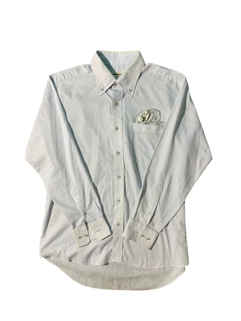 blue long shirt  photo 1
