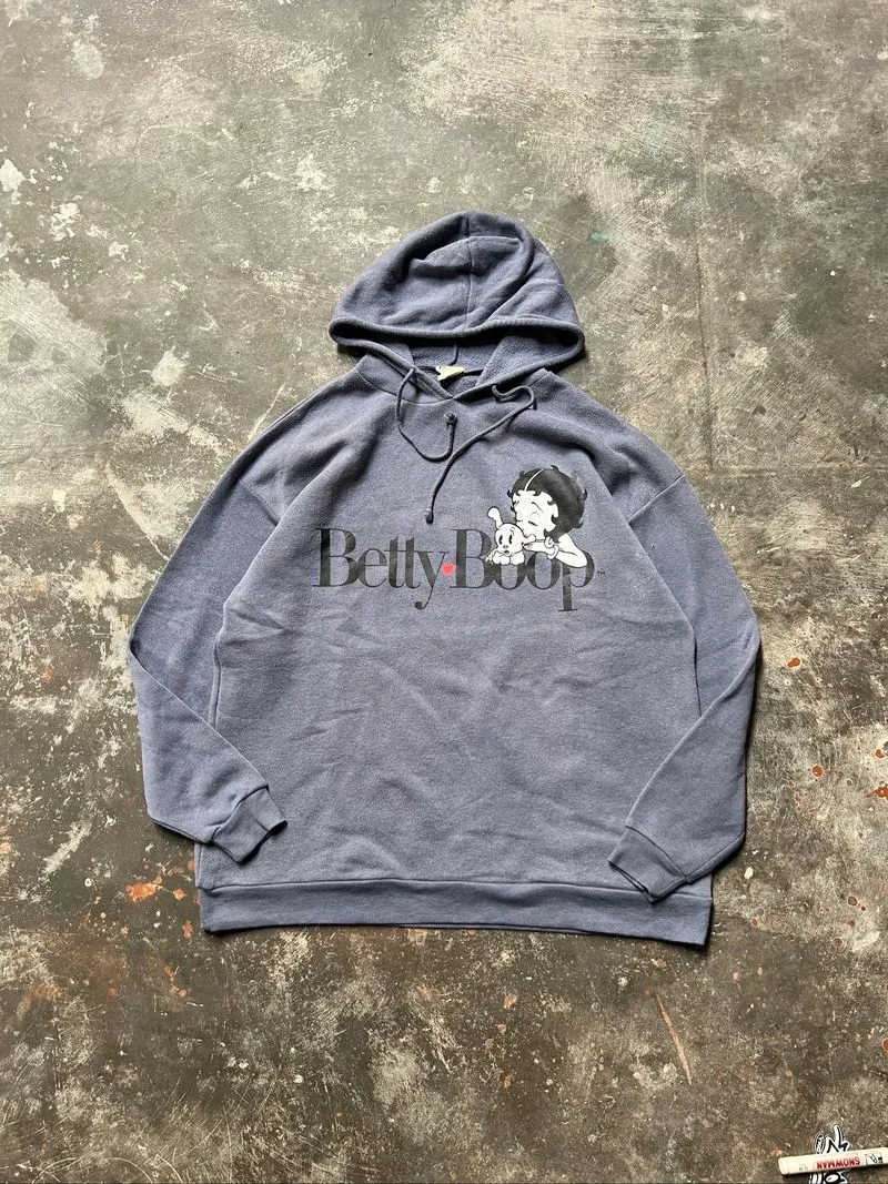 Betty Boop Pullover Hoodie Sz XL photo 1