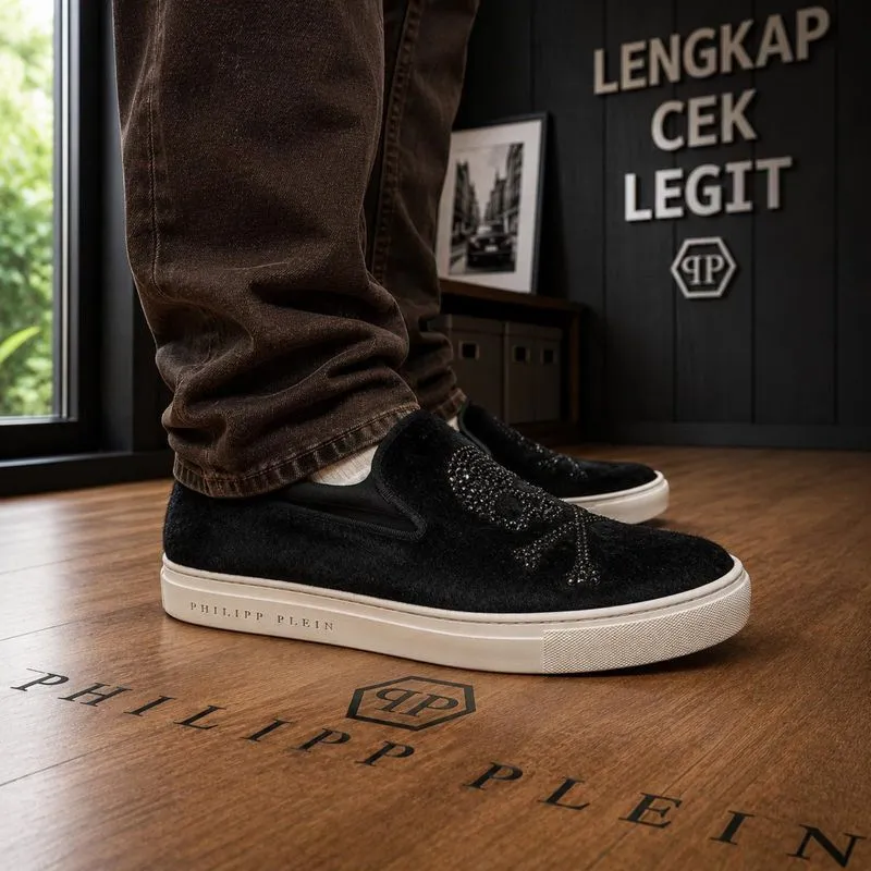 slip on philipp plein pp skull photo 1