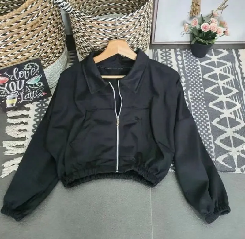 Casual Fleece Wanita black photo 1