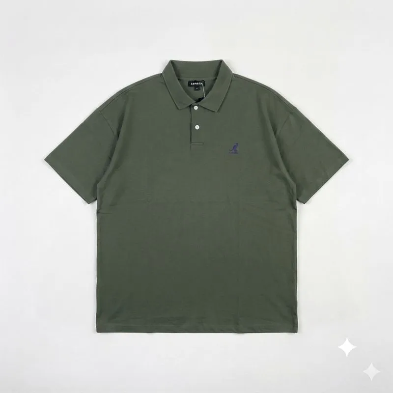 KANGOL ENGLAND Signature Logo Small Eimbordery Olive Regular photo 1
