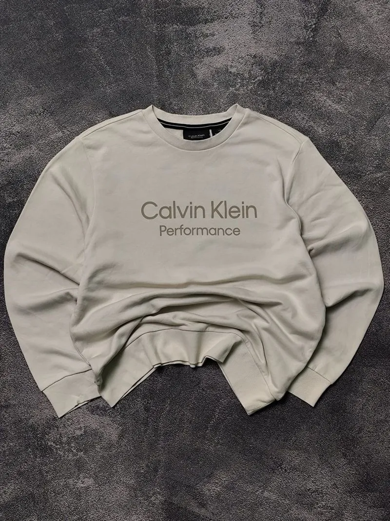 CREWNECK CALVIN KLEIN CREAM photo 1