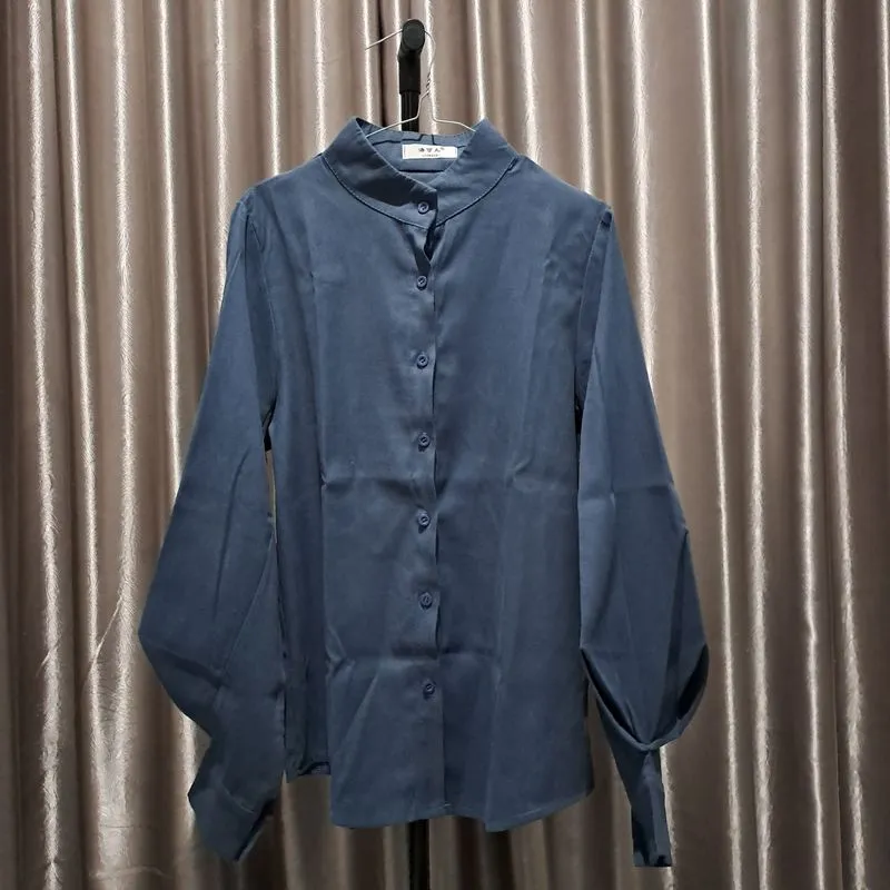 Casual Blouse Wanita navy photo 1