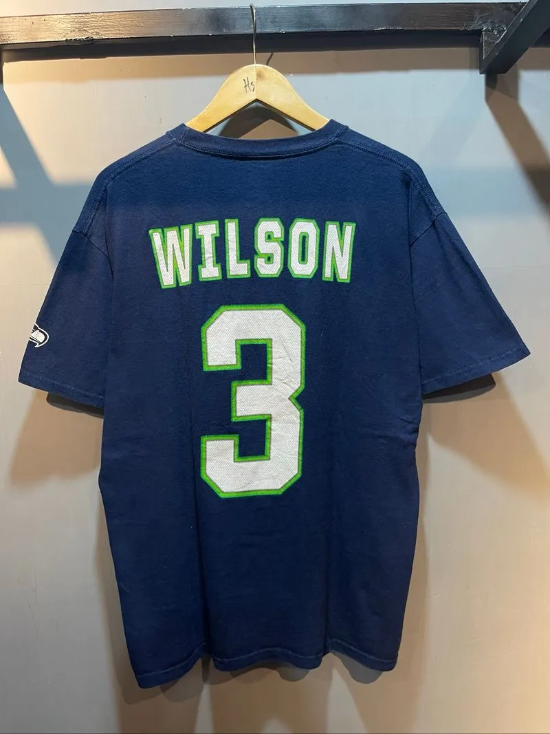 T-Shirt NFL Seahawk Wilson Navy photo 1