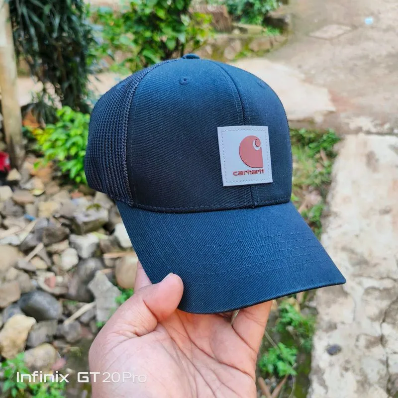 TOPI MESH BACK CARHARTT RUGGED FLEXFIT TWIL PATCH ORIGINAL photo 1