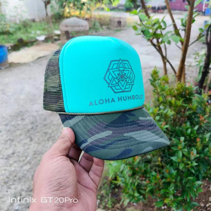 TOPI MESH BACK GOLFER CAMO DOUBLE PORTION ORIGINAL photo 1
