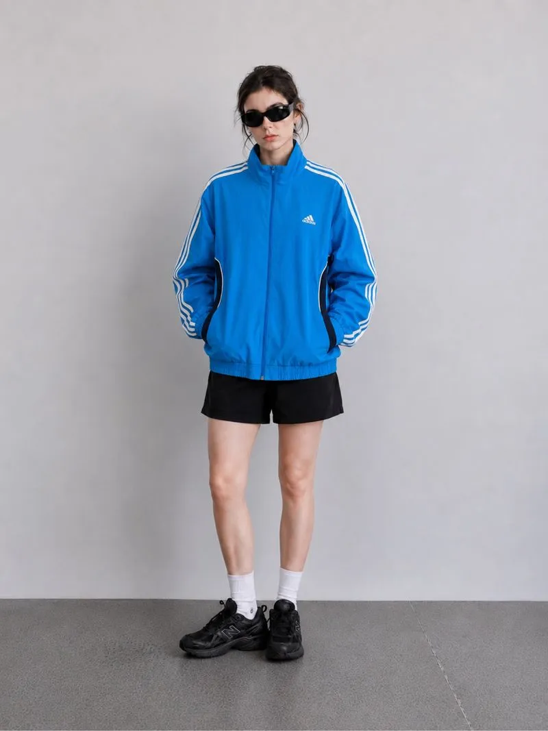 Adidas Blue Colour Windbreaker Jacket photo 1