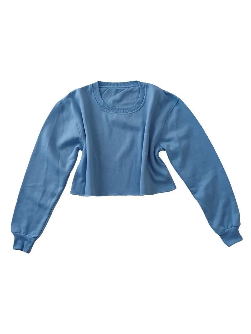 Sweaters Blue Crop photo 1