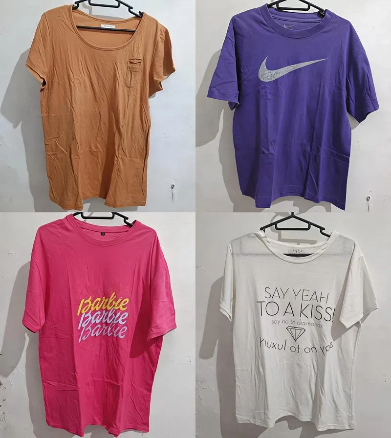 Kaos 4 pcs merek Adidas, Zara, 2912... for simple photo 1