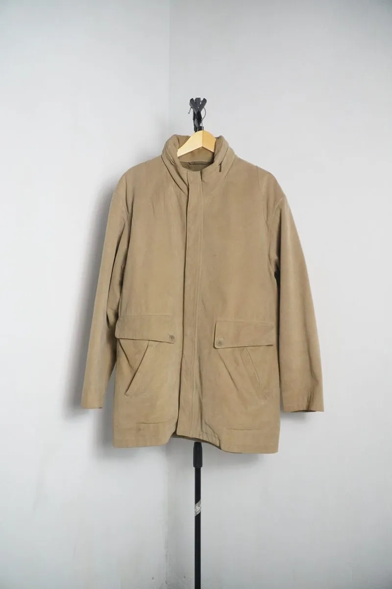 Vintage Casual Parka Pria khaki photo 1