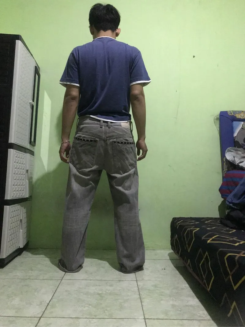 Jeans Grey Y2K photo 1