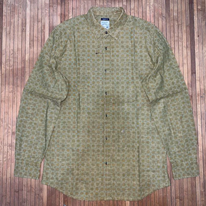 DIESEL JEANS INDUSTRY LUXURY GEOMETRIC PATTERN LONG SLEEVE S photo 1