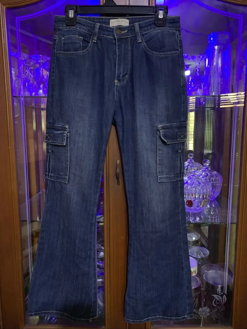 Cargo jeans cutbray unisex photo 1