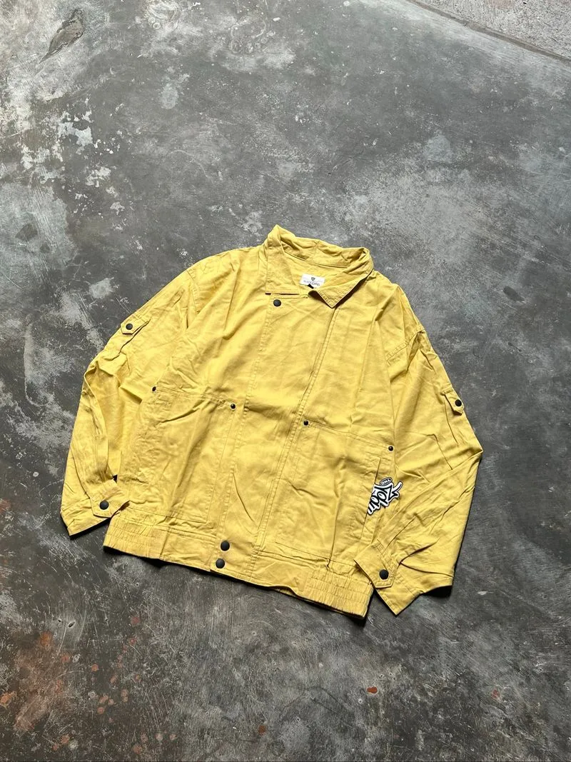 Mr.BOB JOHNES Bomber Harrington Jacket Sz L photo 1