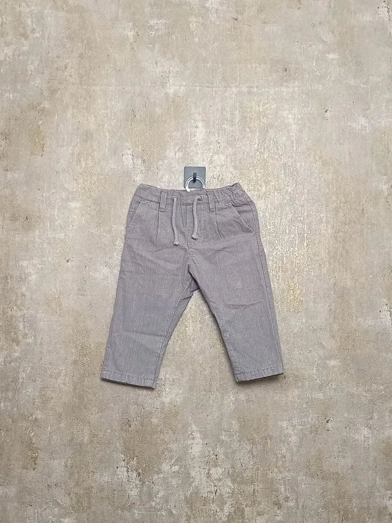 Celana Anak H&M Abu-Abu Motif Garis | Size EUR 68 (4–6 Bulan photo 1