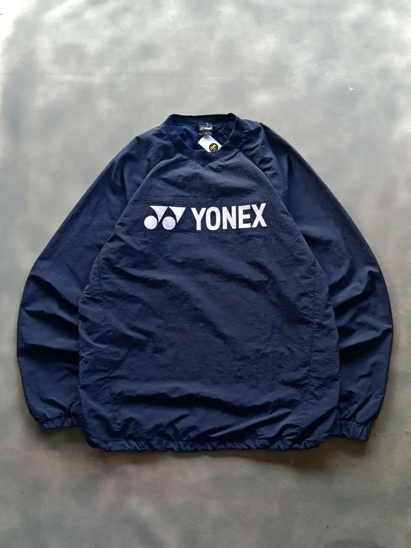 YONEX CENTER BIG LOGO NAVY WINDBREAKER JACKET | OUTERWEAR |  photo 1