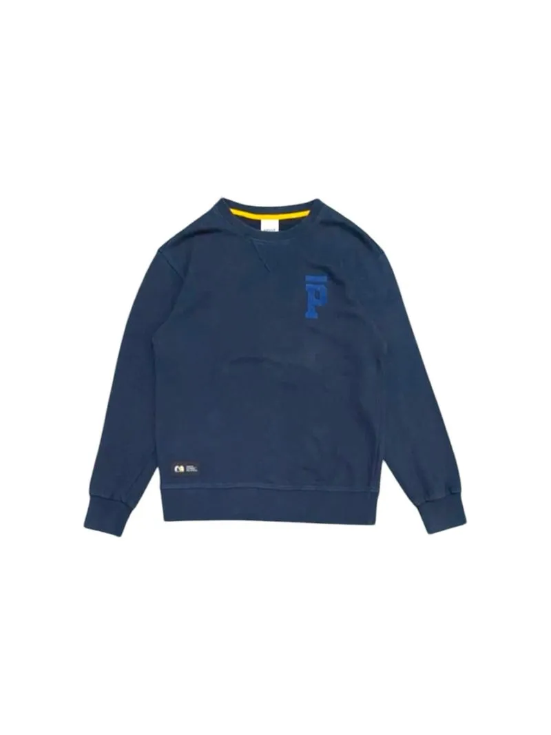 Crewneck Pancoat - Logo P Navy photo 1