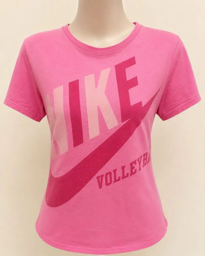 💗 Nike Volleyball Tee Pink Original | Y2K Sporty | LD 90–98 photo 1